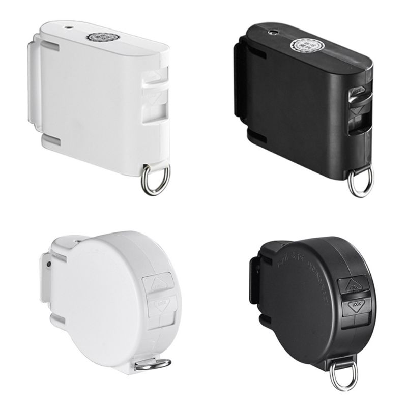 Indoor Outdoor Invisible Clothesline Retractable Clothes Rope with Hanger Hole