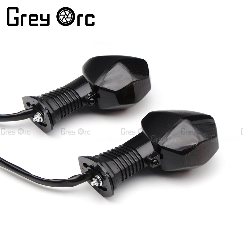 Clignotant avant et arrière pour SUZUKI GSX R 600 SRAD 750 1000 K1 K4, accessoires de moto, lampe indicateur, ampoule clignotante: Black