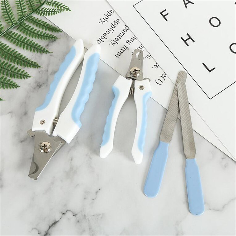 Dog Cat Pet Nail Safety Cutter Tool Claws Scissor Cut Product Stainless Steel Pet Dog Cat Nail Toe File Trimmer Clipper