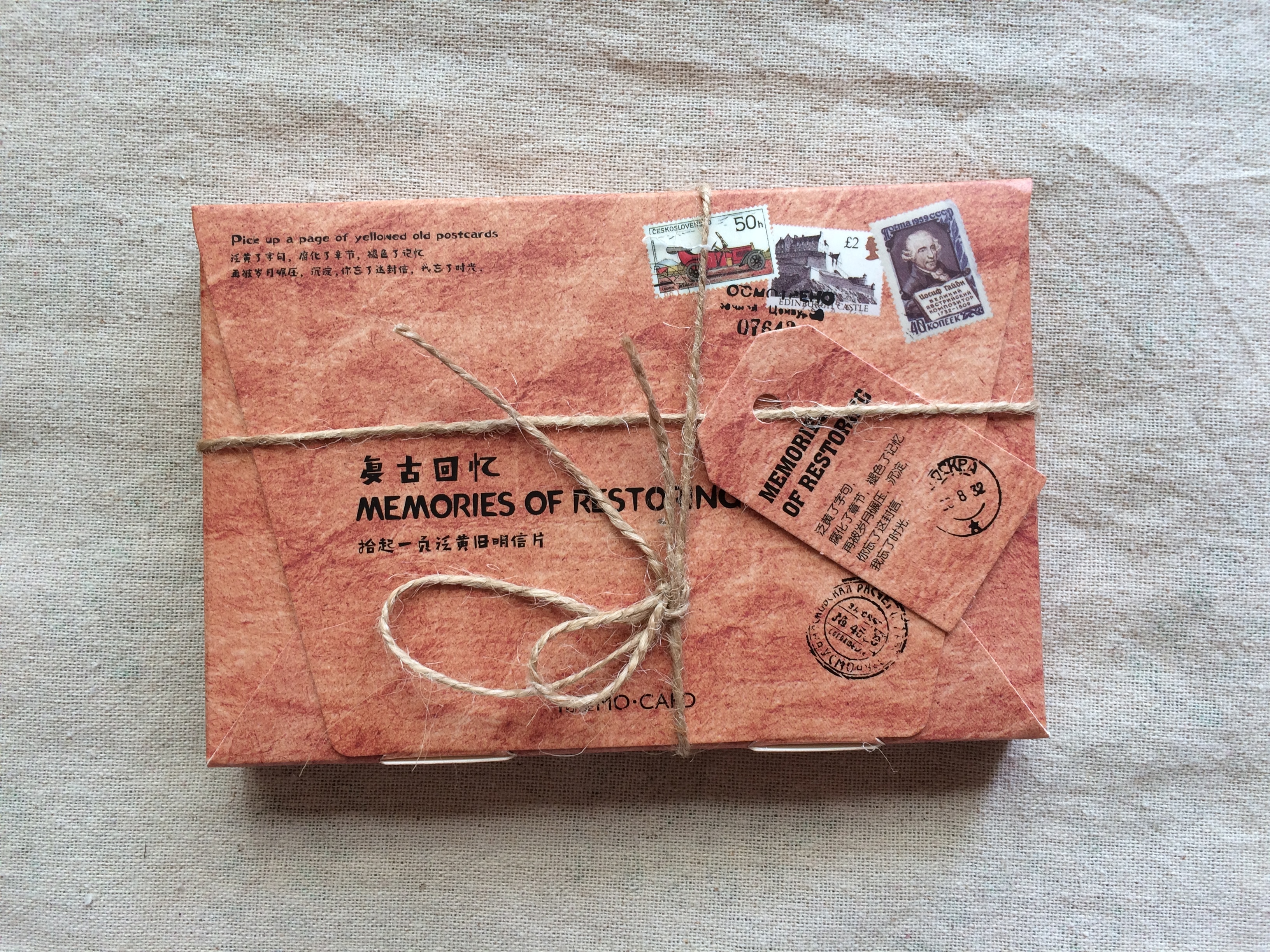 Vintage time paper postcard(1pack=30pieces)