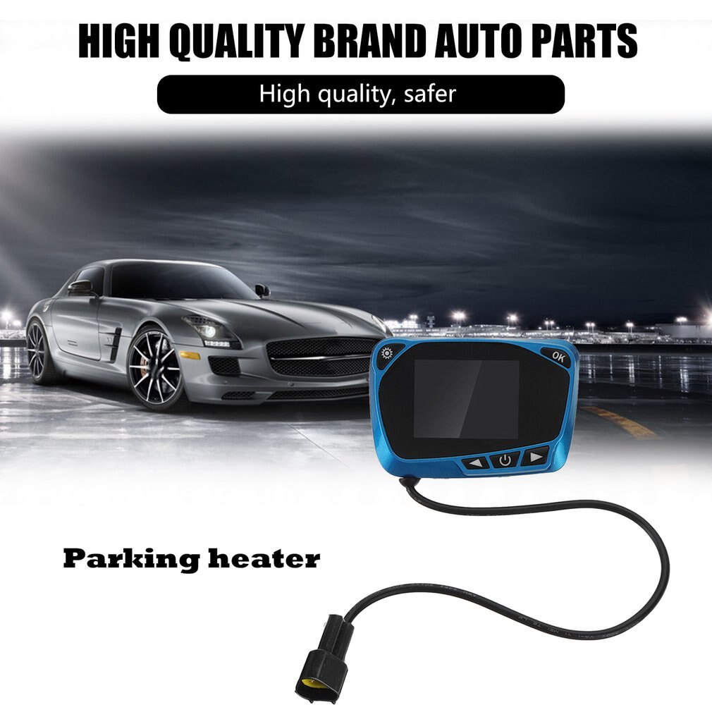 12/24V Parking Heater Controller Switch LCD Big Monitor Car Track Air Diesel Heater Car Accessories Remote