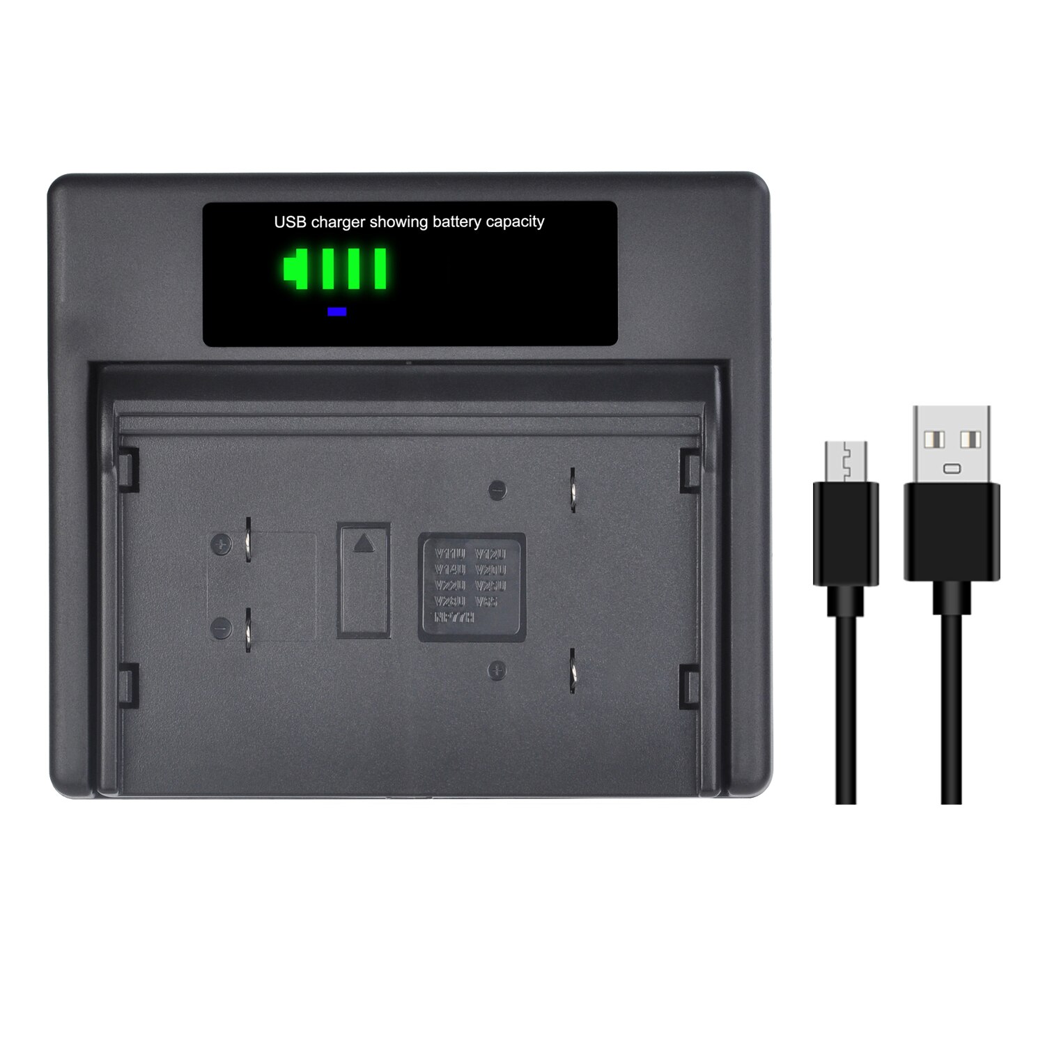 Batería de videocámara de 2100mah, BN-V12U de VW-VBS1E para JVC BN-V10U, BN-V11U,BN-V12U,BN-V14U,BN-V15,BN-V18U, BN-V22U,BN-V24U: 1 charger