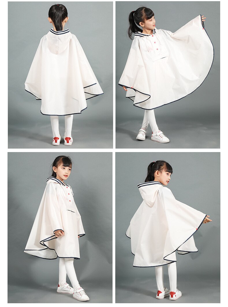#39 , waterdichte cape, schattig, licht, ademend, waterafstotend, geschikt voor jongens en meisjes.