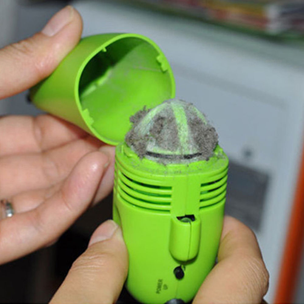 Mini aspirador de polvo para ordenador, herramienta de limpieza, cepillo USB, cepillo para ordenador portátil,
