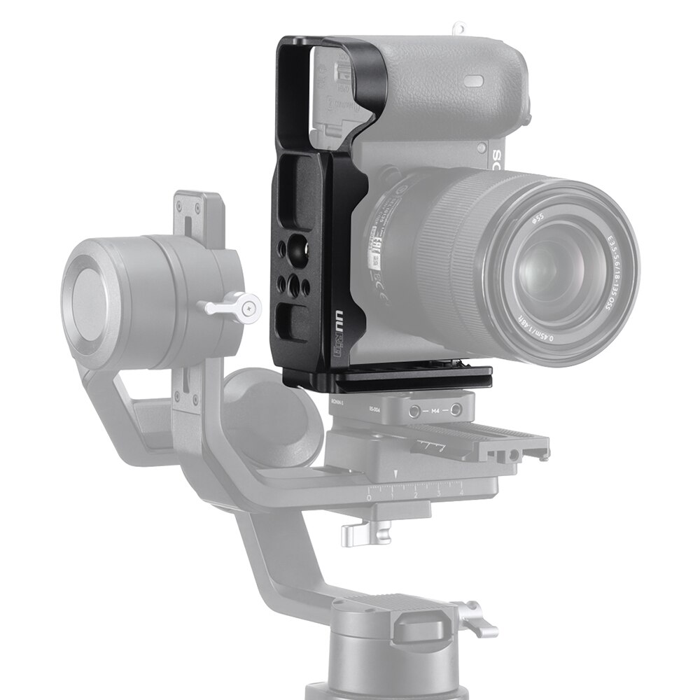 Mikrofon UURig przedłuż płytkę L dla Sony A6600 z płytką szybkiego przełączania na zimno