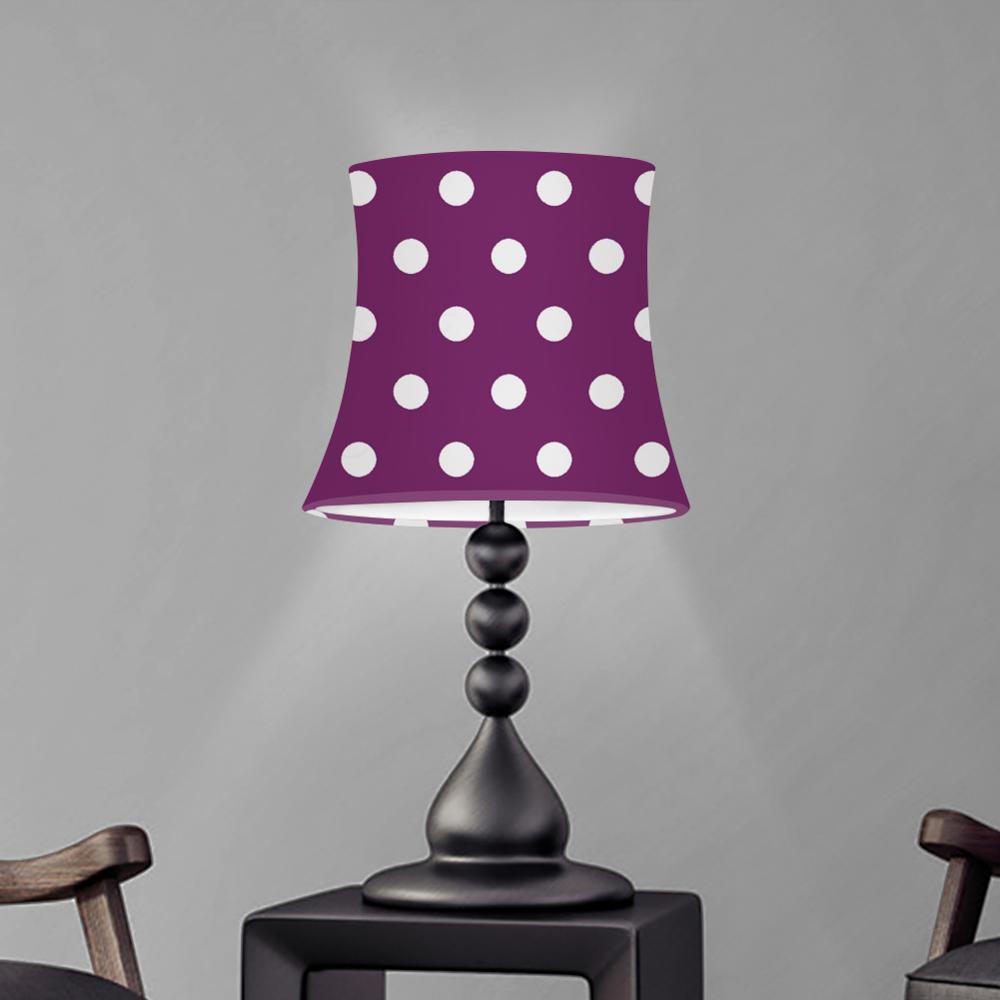 Polka Dot Lampshade for Table Lamp Textile Fabrics Modern Wall Lamp Shade Pendant Lamp Cover Home Bedroom Decoration: YY22181HSS