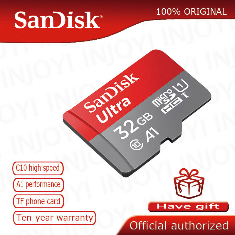 SanDisk Ultra 128GB 64GB 16GB 200GB Memory Cards in micro SD Card 32GB Class 10 80MB/S UHS-I microSDXC SDHC 100% Original