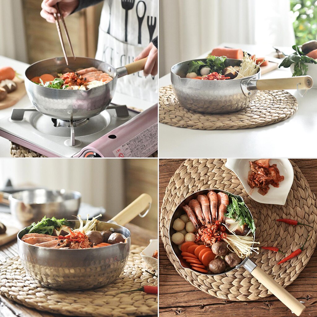 Nonstick Cookware Skillet Stockpot Sauce Milk Soup Pan Gas Aluminum