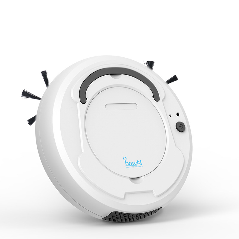 Aspirateur Robot de balayage pour le nettoyage du sol en ABS, tout-en-un pour la maison, serpillière autonettoyante, directe: White