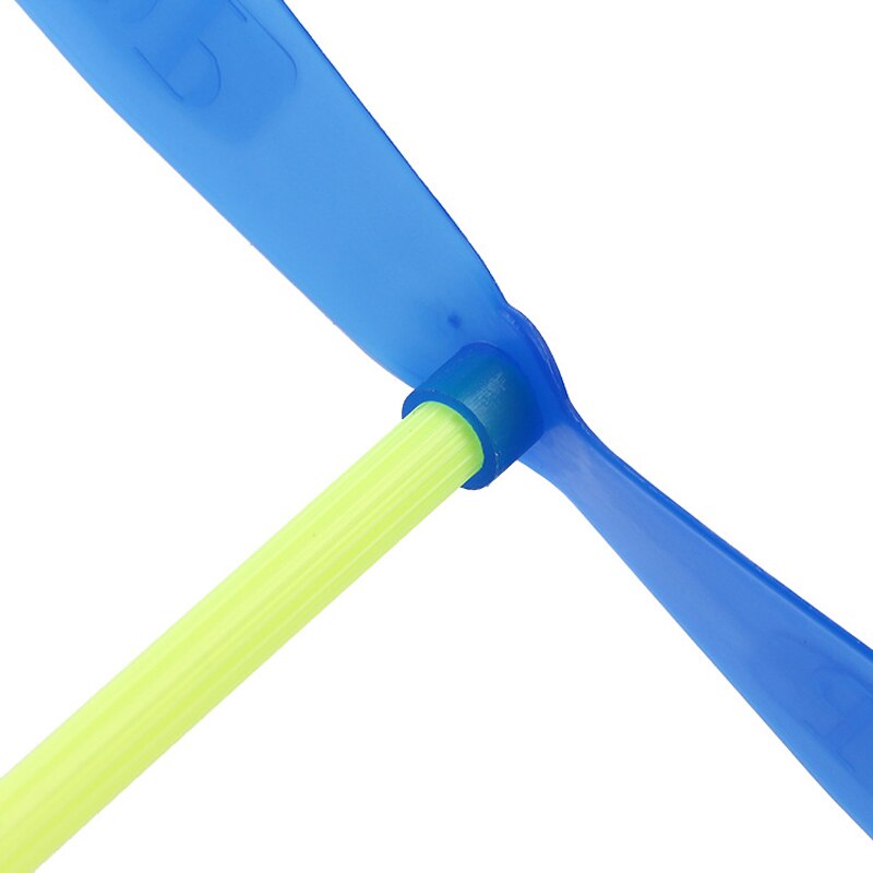 10 Stuks Whirl Helicopter Plastic Bamboe Libelle Kids Kinderen Speelgoed Klassieke Manumotive Raket Ejectie Emitters Outdoor Speelgoed