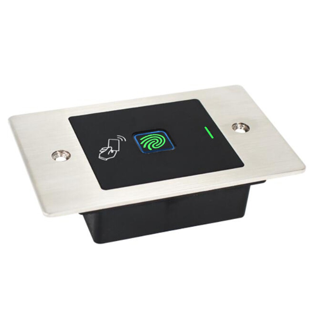 Waterproof Metal Embedded Access Control Machine 1000 User 125KHZ Induction Fingerprint Access Control System with WG 26 Output