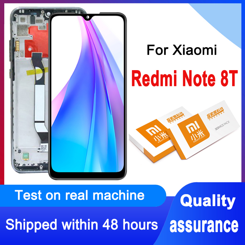 Ensemble écran tactile LCD de remplacement, 100% pouces, pour Xiaomi Redmi Note 8T, 6.3 testé