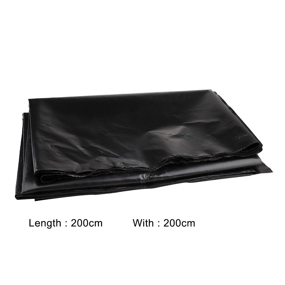 Waterproof Membrane Liner Cloth HDPE Fish Pond Liner Garden Pond Thick Heavy Duty Black Pond Liner 2x2m/2x3m/3x3m: 2x2m