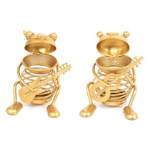 Gold Metal Pen Holder Desk Sturdy Stationery Organizer Desktop Craft Ornament For Home And Office Supplies