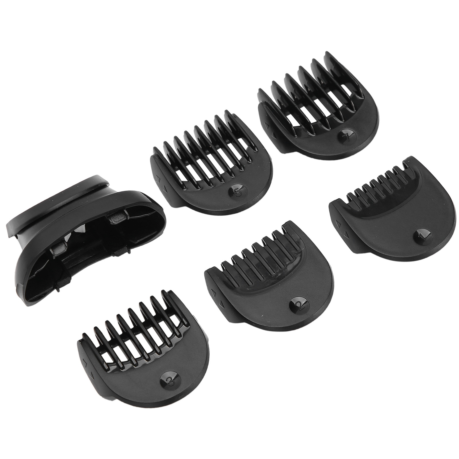 Ersatz-Rasierer-Trimmerkopf, Elektrorasierer-Trimmerkopf + 5-teiliges Führungskamm-Trimmset, passend für Braun Series 3