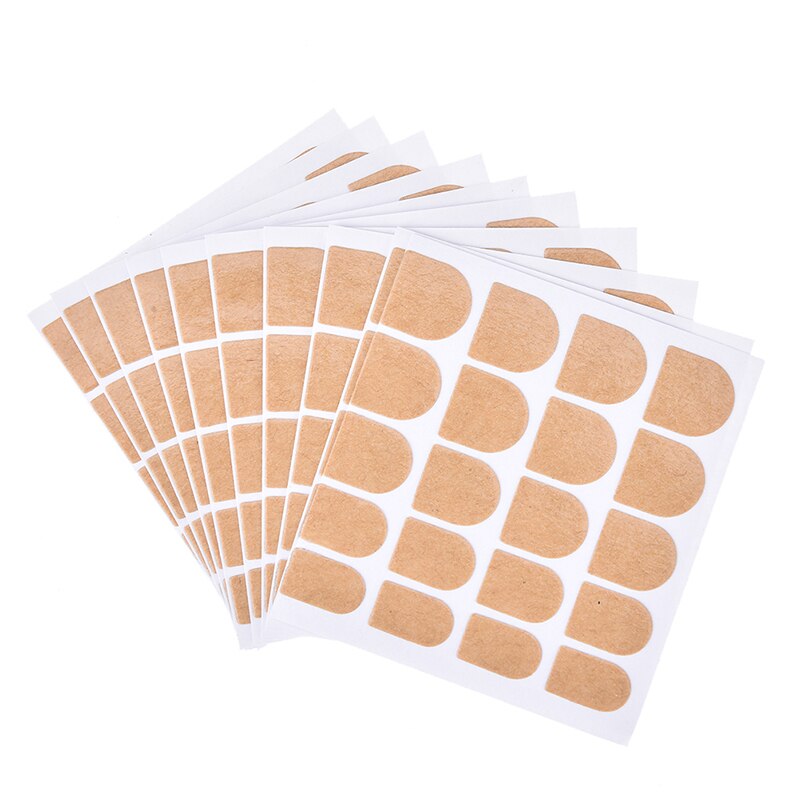 10 Vellen Clear False Nail Tips Dubbelzijdig Klevende Lijm Plakband Transparante Sticker Sticky Tape Voor Nail Art Gereedschap: YELLOW