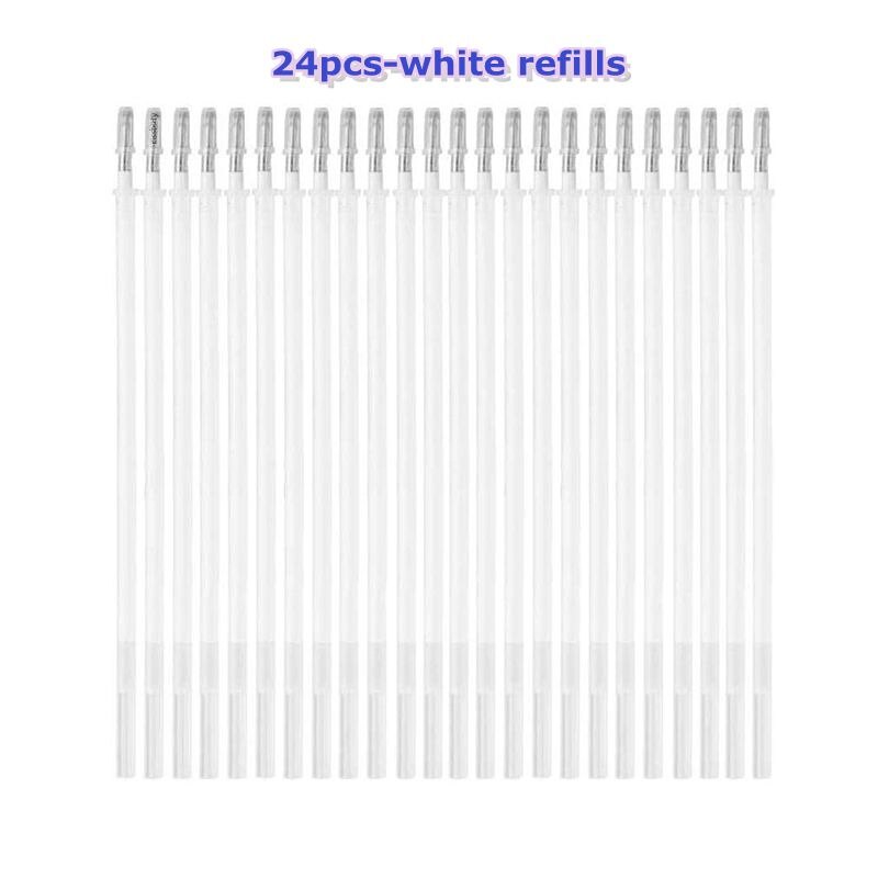 White Marker Pens Permanent Art Marker Graffiti Metalic 0.8mm Gold Silver White Gel Pen Comic Sketch Drawing Art Supplies: light green