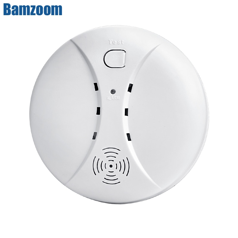 433MHz Wireless Wireless 433mhz Fire sensor Protection Smoke Detector For WIFI GSM PSTN office home security Alarm Systems
