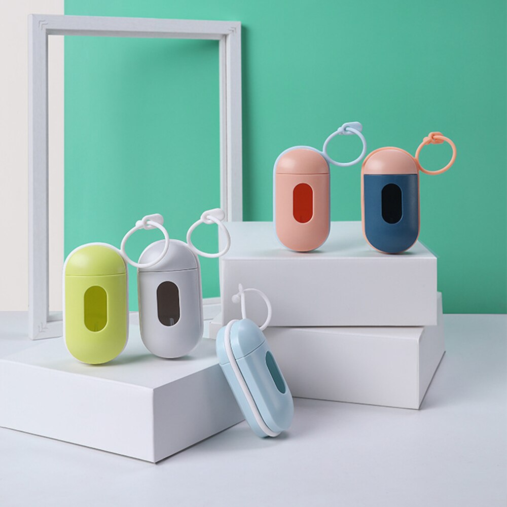 Bolsa de basura para recoger excrementos de perro, Set de bolsas para recoger basura, bolsa portátil para recoger excrementos, suministros para mascotas