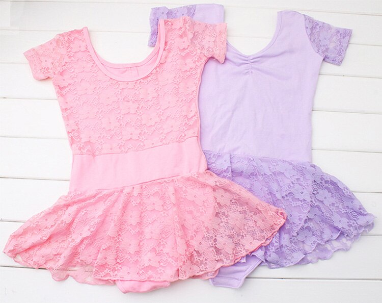 Pink blonde pige ballerina trikot pige ballet kjole til børn danse tøj børn børn ballet kostumer til piger trikot dans