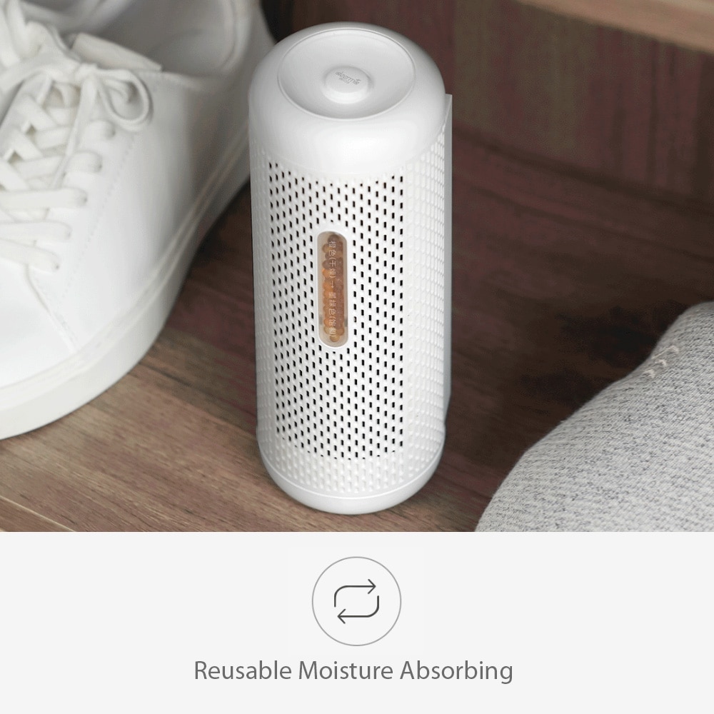 Deerma de Xiaomi MIJIA DEM-CS10M Mini deshumidificador para el armario doméstico secador de aire ropa deshidratador de calor seco absorbente de humedad