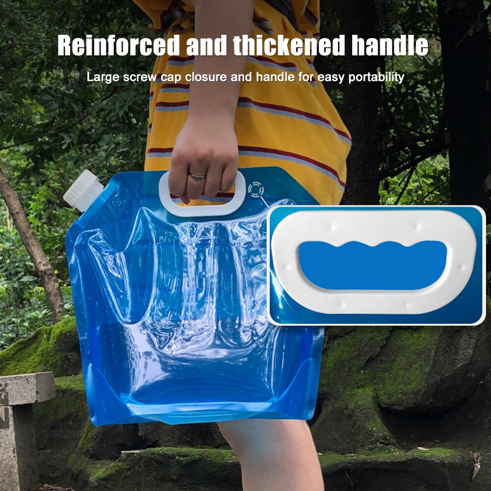 5L/10L Water Tank Outdoor Waterzakken Opvouwbare Draagbare Drinken Zak Kamp Koken Picknick Bbq Water Container Bag Carrier auto