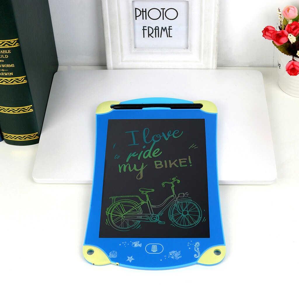 8.5 Inch Color Lcd Writing Pad Cartoon Drawing Tablet Electronic Graphic Board Graphics Sketch Board Kids Rainbow Screen