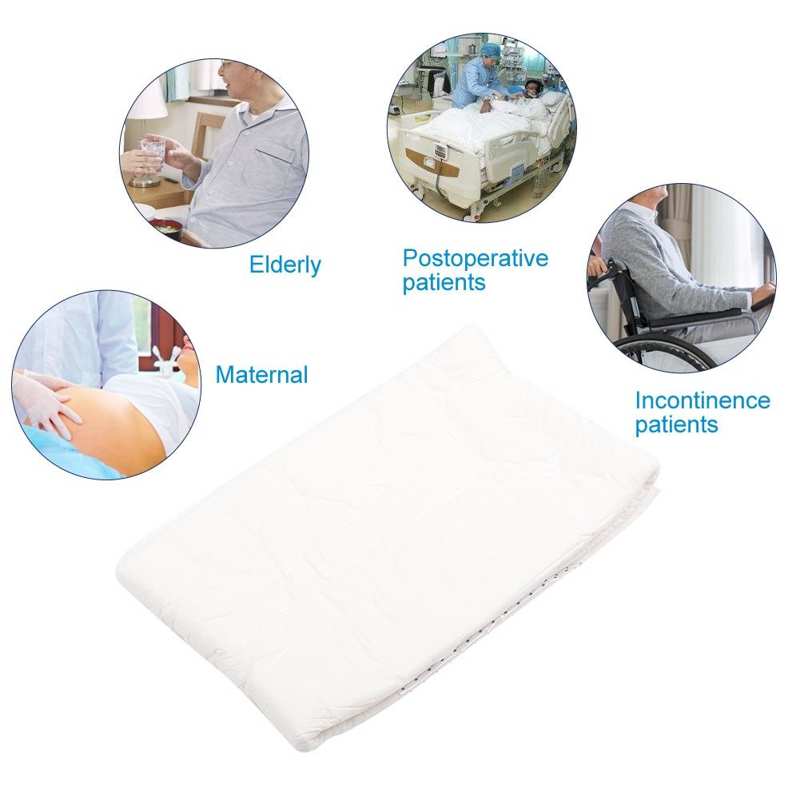 10pcs/bag Disposable Adult Diapers Water Absorption Elderly Maternal Care Mats for Elderly Disabled Diapers in the Elderly