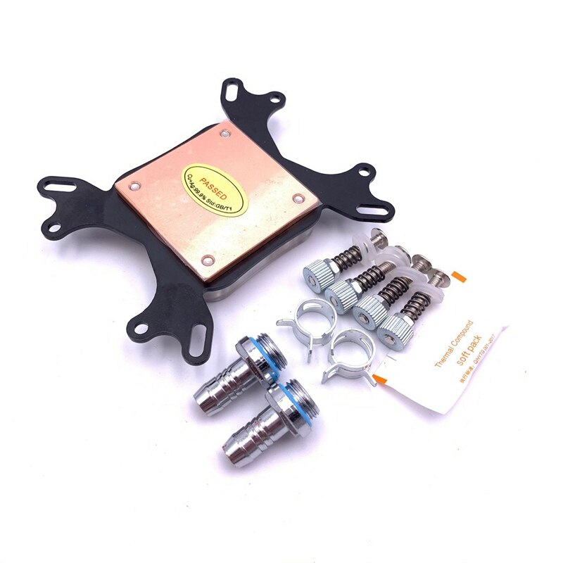 Computer CPU Water Cooler 50mm Transparent Cover Cooling Block for AMD PC Water Cooling