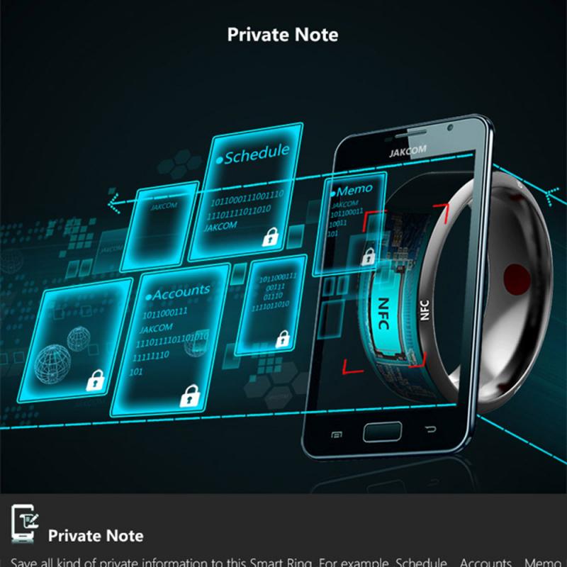 Nfc Smart Ring Multifunctionele Waterdichte Intelligente Smart Slijtage Vinger Digitale Ring Sieraden