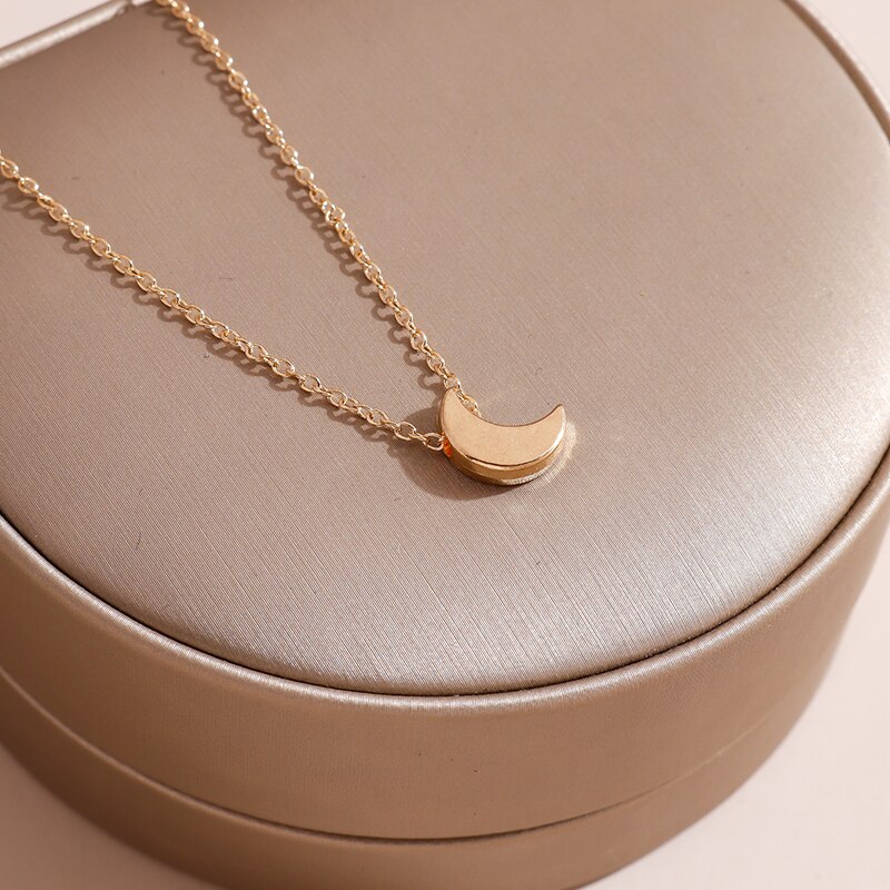 Eenvoudige stijl sleutelbeenketting zee marine anker kettingen en hangers voor vrouwen meisjes verjaardagsfeestje sieraden collier: Champagne goud