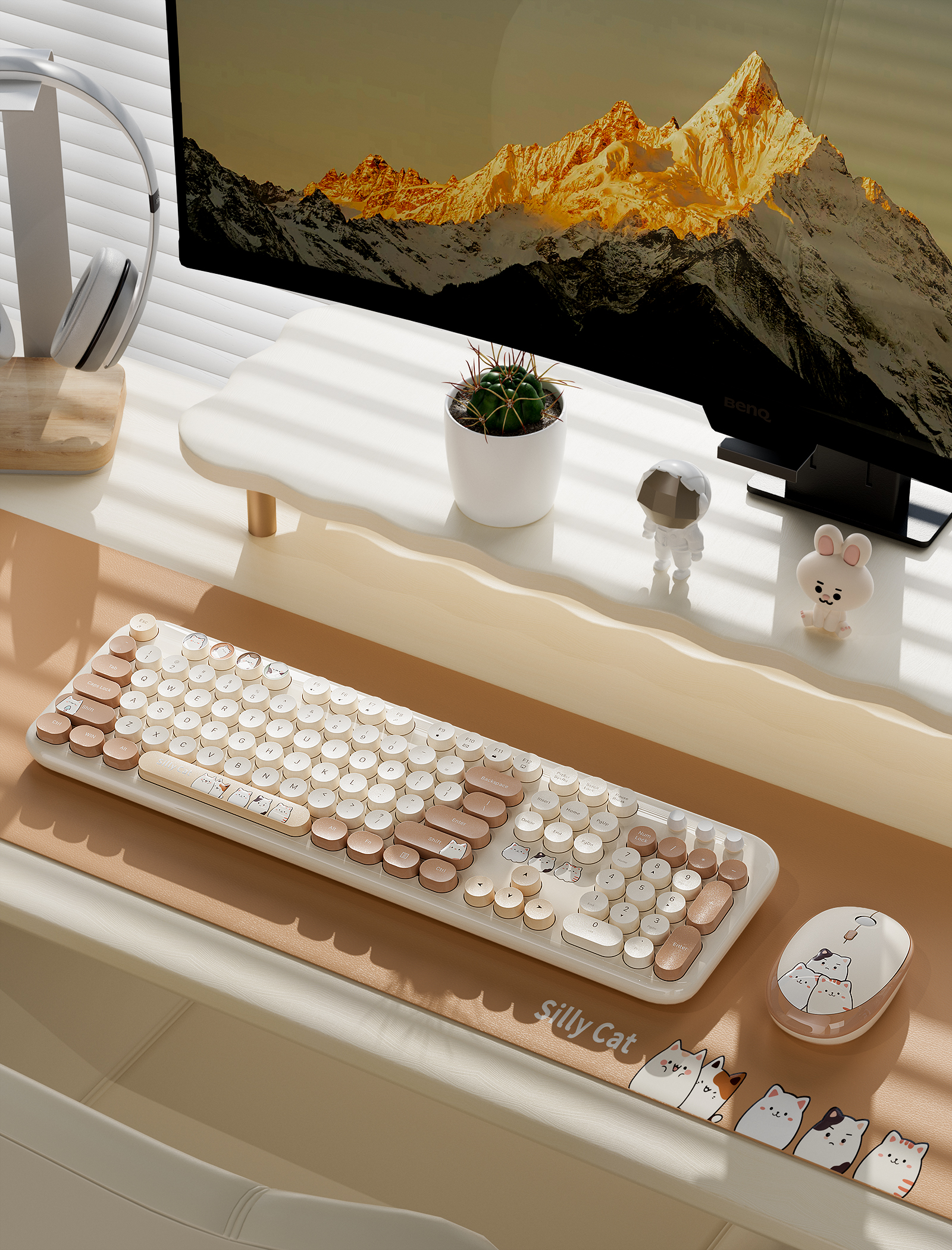 MOFII Kabelloses Tastatur- und Maus-Kombinationspaket – ultradünne Tastatur mit Ziffernblock, Computerzubehör: Anderes