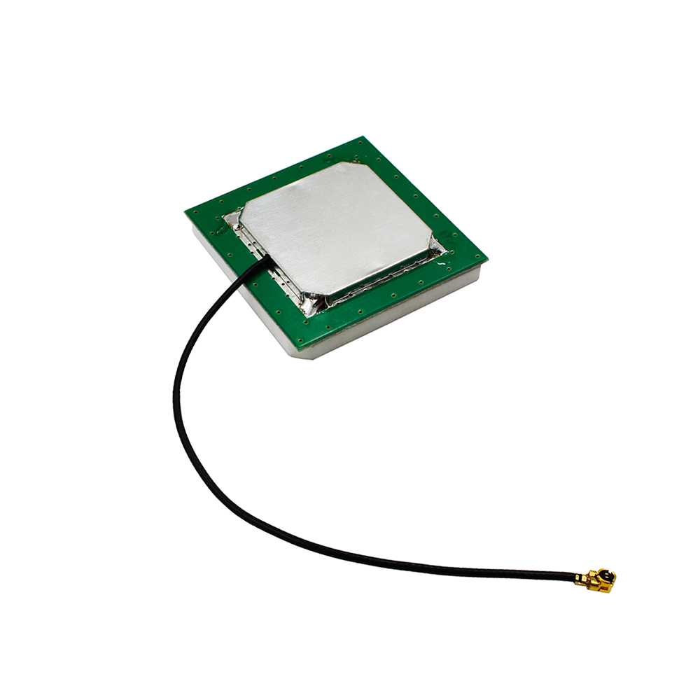 Antenas de antena de parche de cerámica GPS GNSS de alta ganancia de 28dB, conector IPX de antena interna GPS GLONASS para IOT M2M