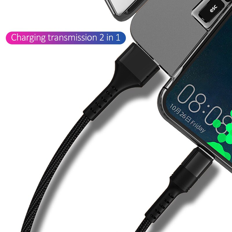 1pcs Mobile Phone Cable Type C 5A Fast Charging Cable USB 3.0 For Huawei Samsung Data Transfer Data Line 0.5m 1m For Samsung