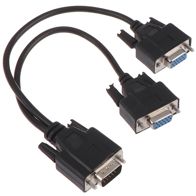 15Pin Vga Male Naar 2 Vga Svga Vrouwelijke Adapter Splitter Video ...