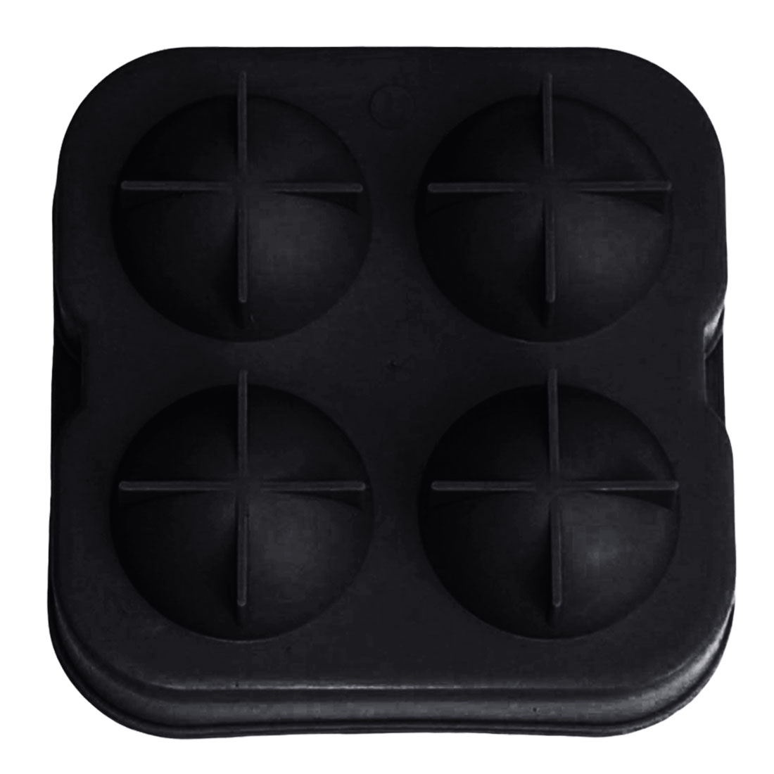 Silicon Mold Ice Cube Ball Maker Form For Ice Party Tray Round Ball Capacity Reusable Silicone Forms Ice Tools: Black