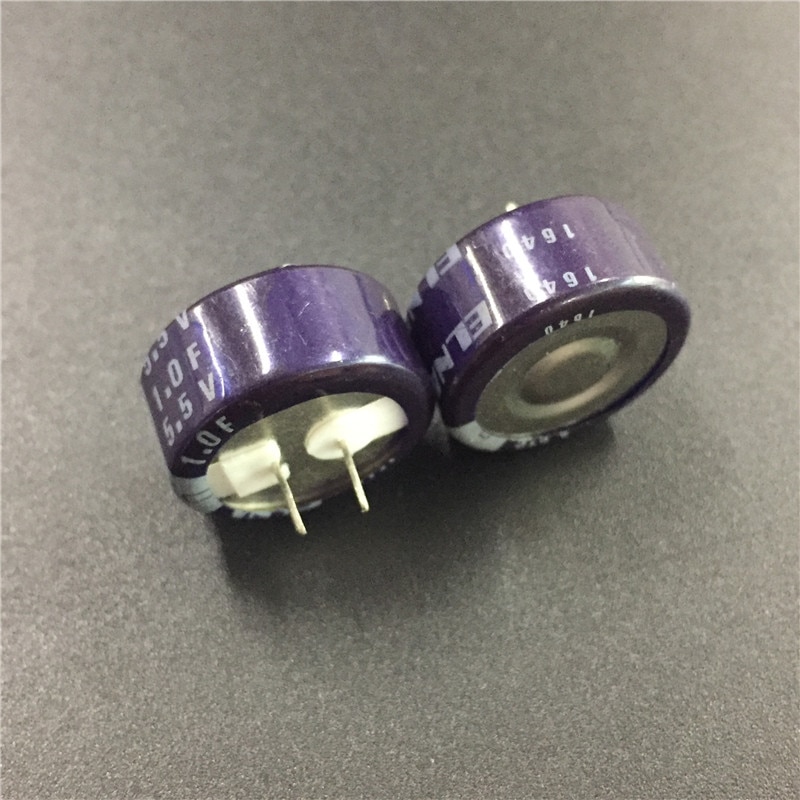 2 uds 1F 1.0F 5,5 V ELNA DHL serie 21,5x9,5mm 5.5V1F Super condensador de faradio