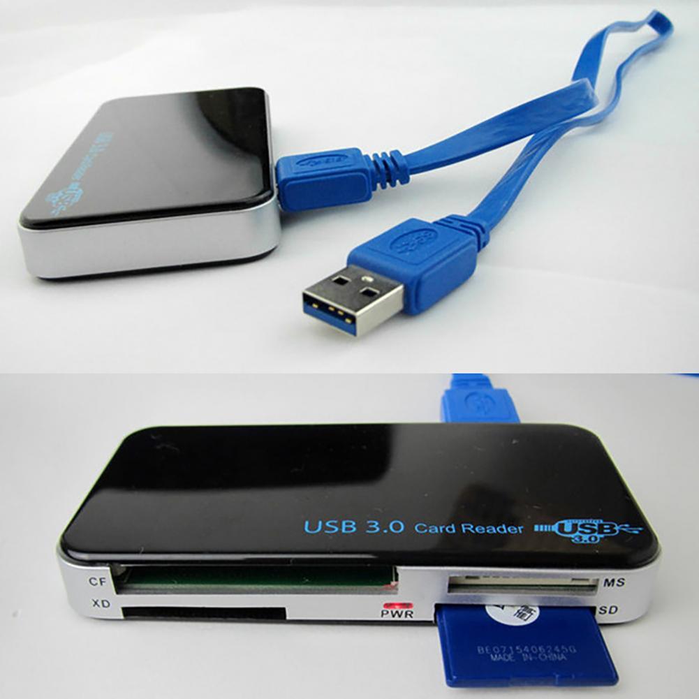 ​ Card Reader USB3.0 to Micro SD CF MS Card Adapter for Laptop PC USB to Multi Card adapter Cardreader Smart Card Reader