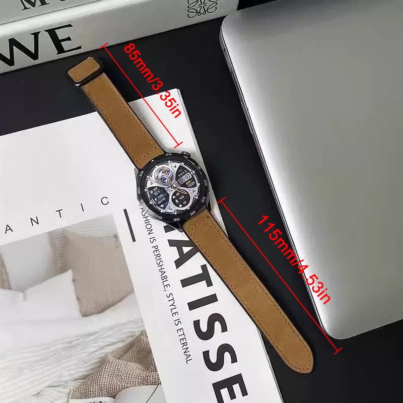 Silikon lærrem til xiaomi watch 2 pro  s4 s3 s2 s1 pro active 22mm magnetisk rem til mi watch color miwatch 2 unisex