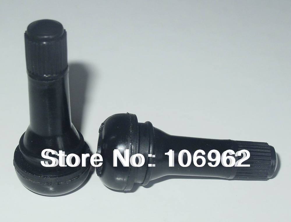 4pcs/lot TR413 Tire Valves Snap-in Tubeless Rubber Valves for Passenger Cars Tyre Valve Stems Wheel Rim Parts Accessories