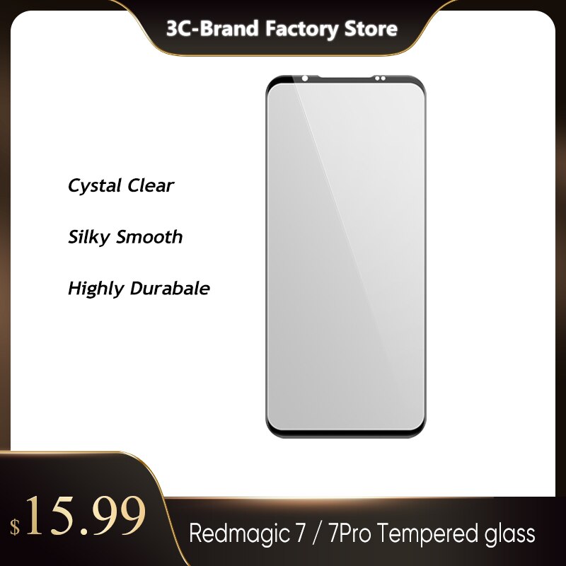 Originale nubia redmagic 7 pro sicherheitsglasfolie 7 kristallklar und seidenweich, auf lager 7 passend für nubia redmagic 7 pro