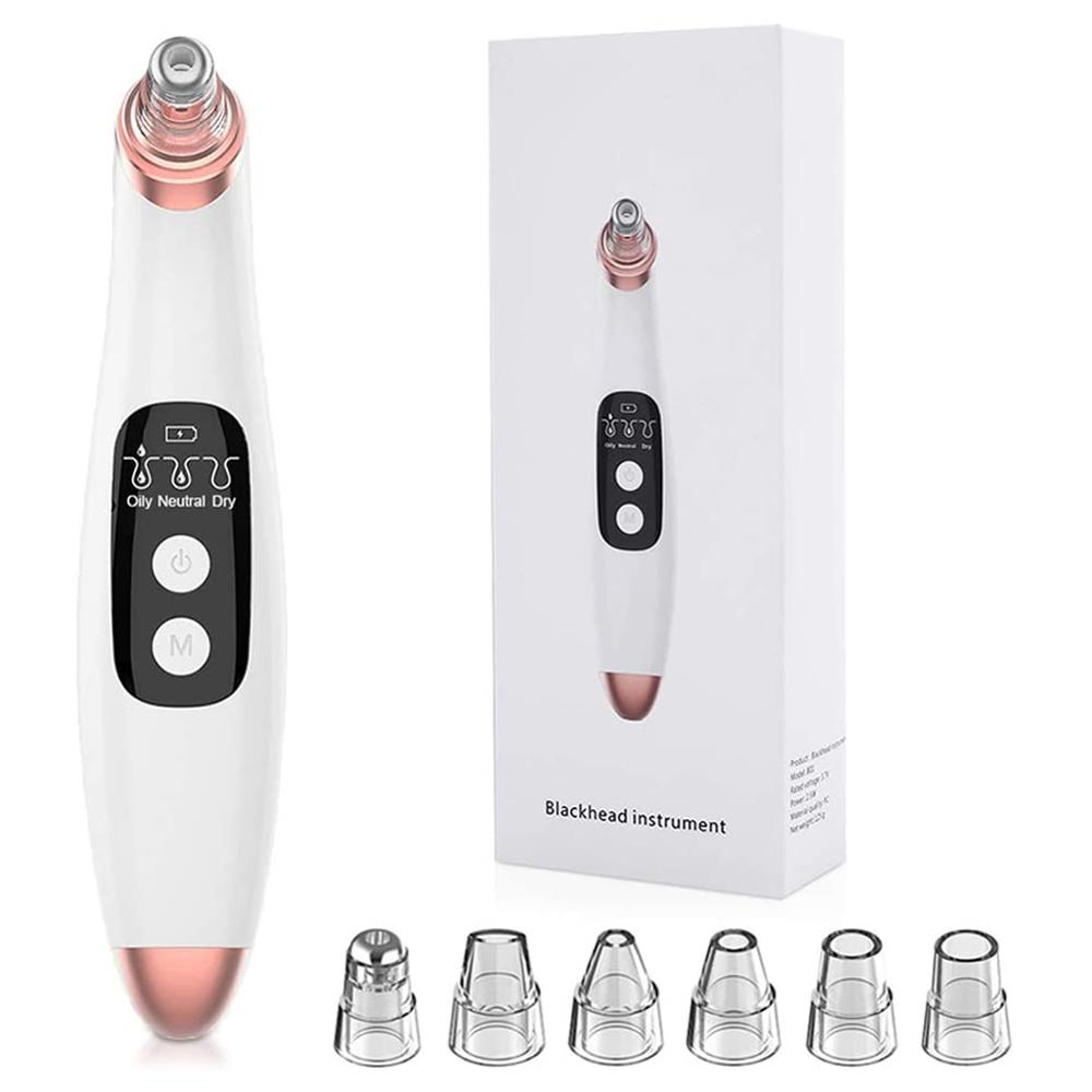 Blackhead Remover Point Noir Electric Acne Vacuum Extractor Suction Tool Black Spots Pore Cleaner Skin Care Facial Clean Machine