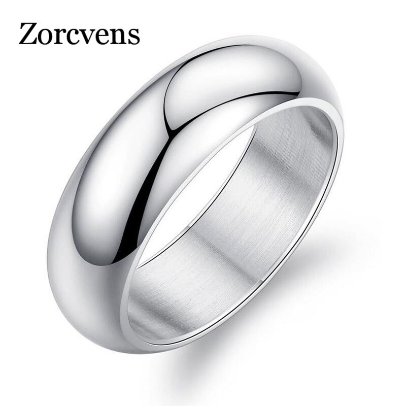 Modyle - alliances classiques en acier inoxydable couleur argent/couleur or pour femmes