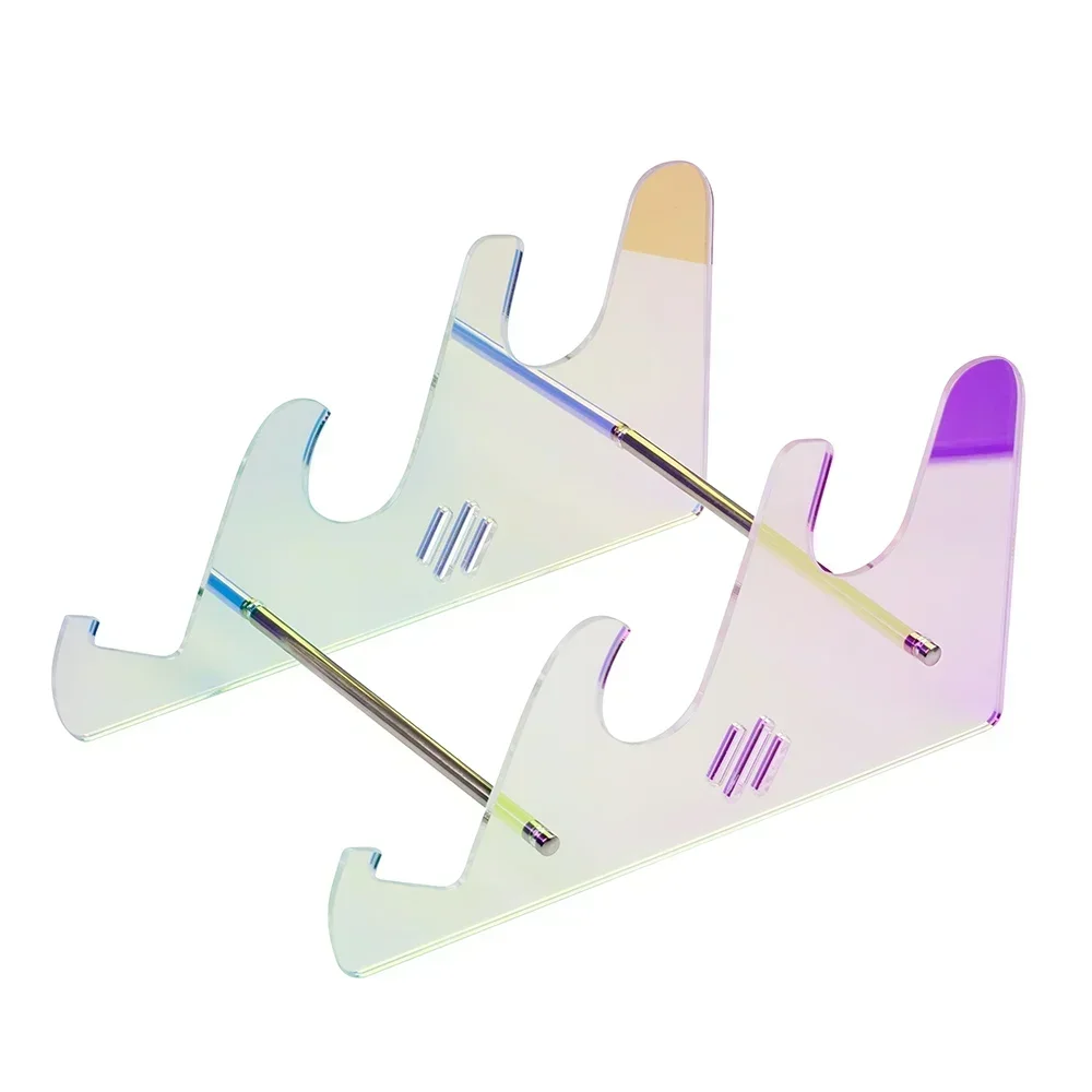 Laptop Stand Transparent Acrylic Keyboard Stand Holder Layer Rack Keyboard Tray for Macbook HP Computer Mechanical Game Keyboard: Brown