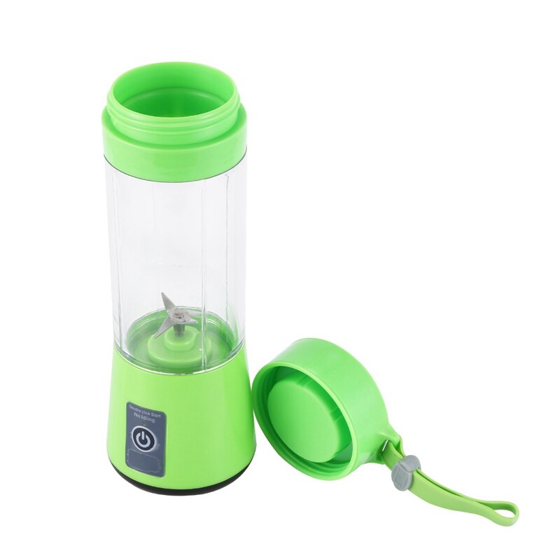 Rainpal Draagbare Blender, USB-Oplaadbare Kleine Blender voor Shakes en Smoothies, 6 Blads Draagbare Blenderbeker BPA-Vrije Miniblender voor Thuis, Sport, Buiten, Reizen (500ml/17oz-blauw