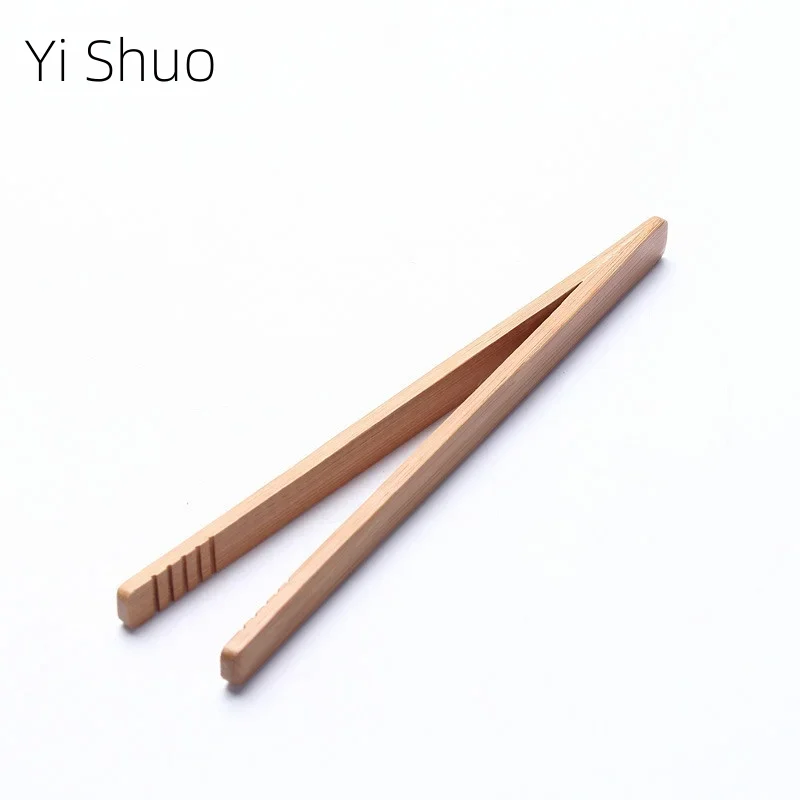 Bamboe Theeklem Duurzame Clip Cup Bamboe Pincet Zes Heren Kung Fu Theeservies Accessoires Theeclips
