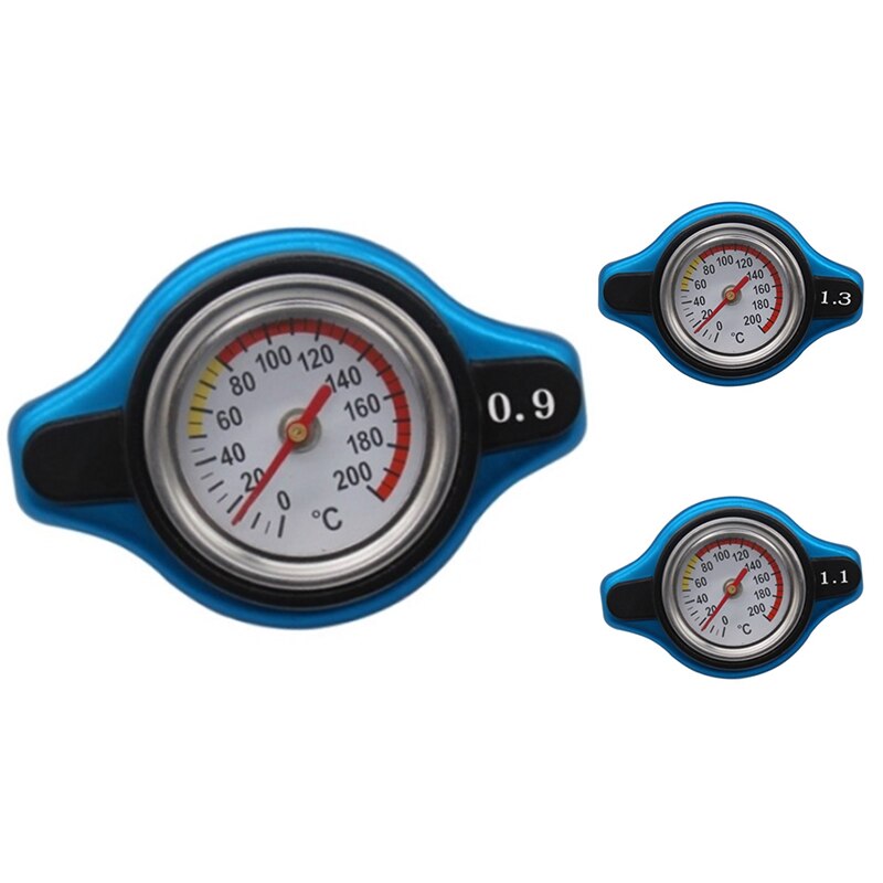 Car Temperature Gauge Radiator Cap with Utility Safe Thermostatic Radiator Cap Tank Cover