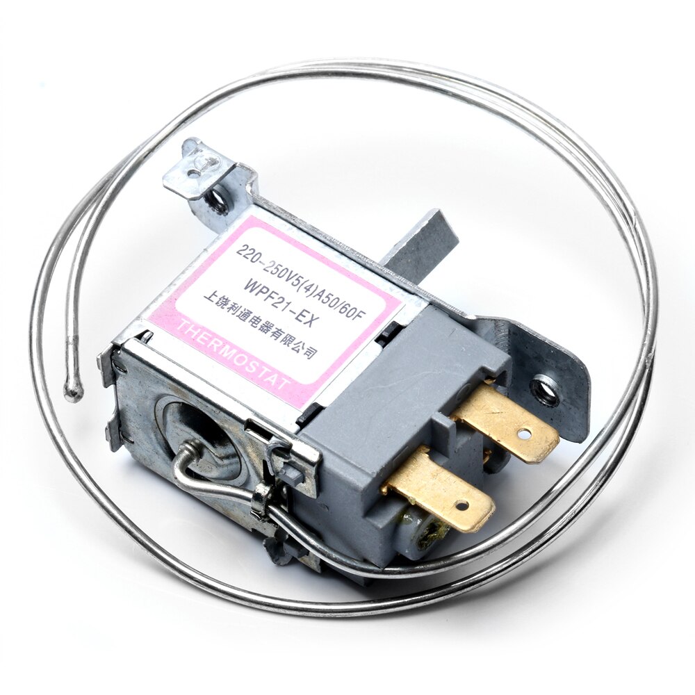 Termostato para refrigerador, WPF21-EX, 2 pines, sonda de 50cm, controlador de temperatura para congelador, accesorio para refrigerador, 1 ud.