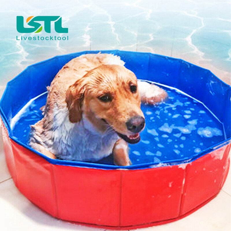 Mascota perro gato piscina plegable piscina Durable portátil limpiador de perros piscina para perros gatos mascotas Limpieza de baño mascota suministros