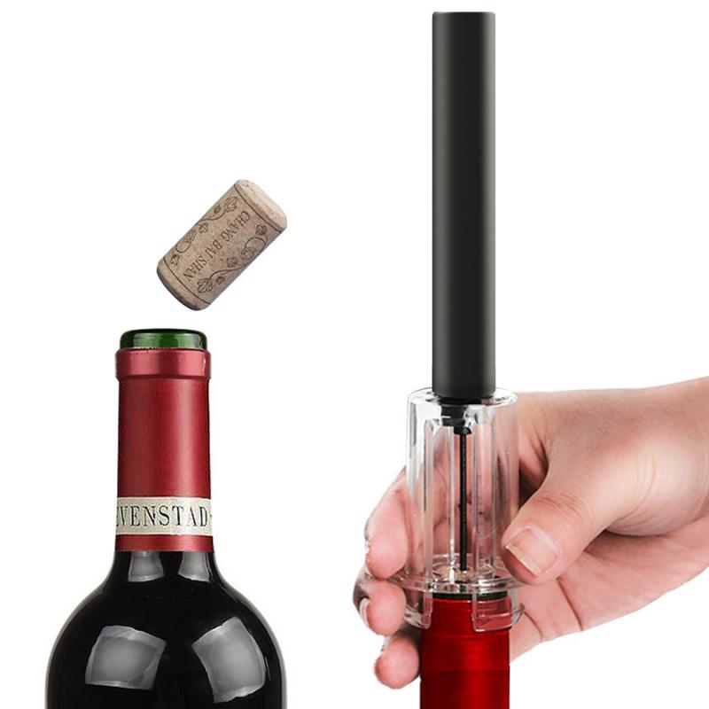 1pc Air Pump Wine Bottle Opener Stainless Steel Pin Type Bottle Pumps Corkscrew Cork Out Tool Red Wine Opener Kitchen Bar Tools